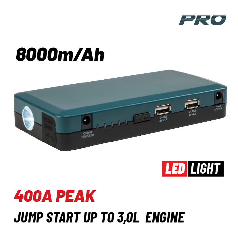 BORMANN Pro BBC8010 Εκκινητής & PowerBank 8000Mah/400Α - Photo 1