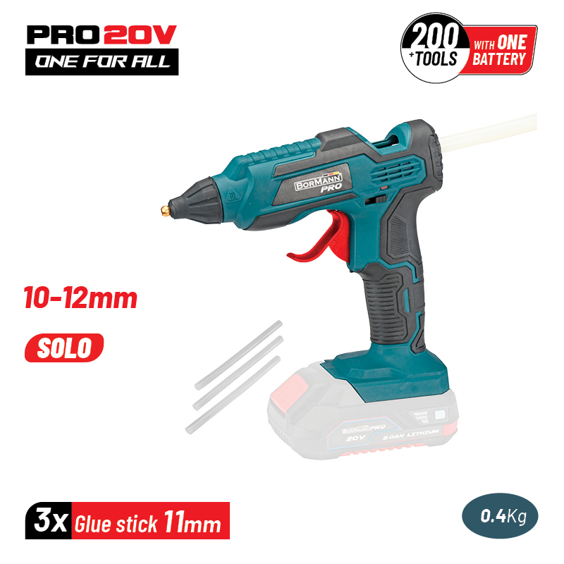BORMANN Pro BBP3900 Πιστόλι Θερμοκόλλησης Μπαταρίας 20V,SOLO - Photo 1