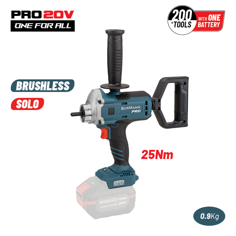 BORMANN Pro BBP5340 Δονητής Μπετού Μπαταρίας 20V, 2 Ταχύτητες, 25Nm-SOLO (Χωρίς Μαρκούτσι) - Photo 1
