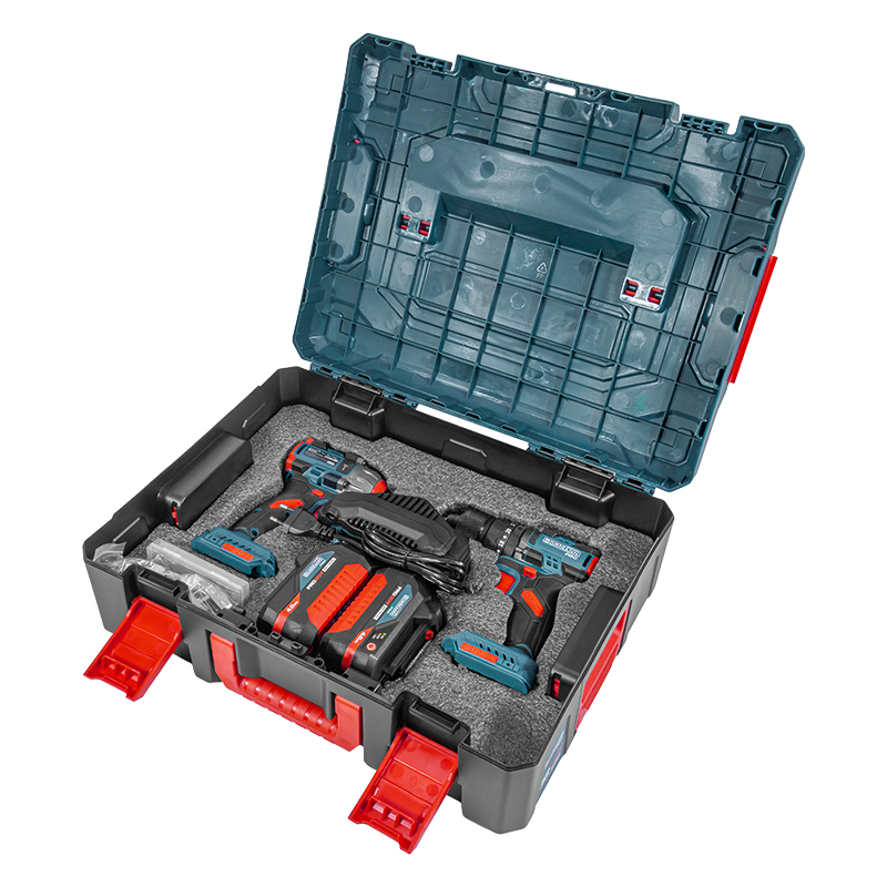 BORMANN Pro BBP5431X44T2CA Σετ Compact Brushless Κρουστικό Δραπαν/βιδο & Παλμικό Κατσαβίδι Bruhless - Photo 2