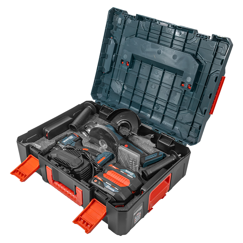 BORMANN Pro BBP5433X44T2CA Σετ Compact Brushless Κρουστικό Δραπαν/βιδο 65Νm & Γωνιακός Τροχός, ΒMC - Photo 2
