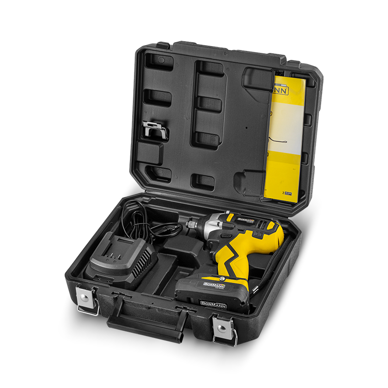BORMANN BCD2620 Μπουλονόκλειδο 20V,Li-Ion,350Nm,1X2Ah,Βαλίτσα - Photo 2