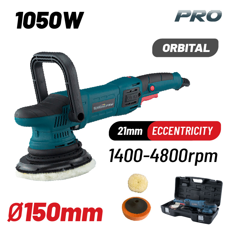 BORMANN Pro BCP3100 Αλοιφαδόρος Έκκεντρος 1050W - Photo 1