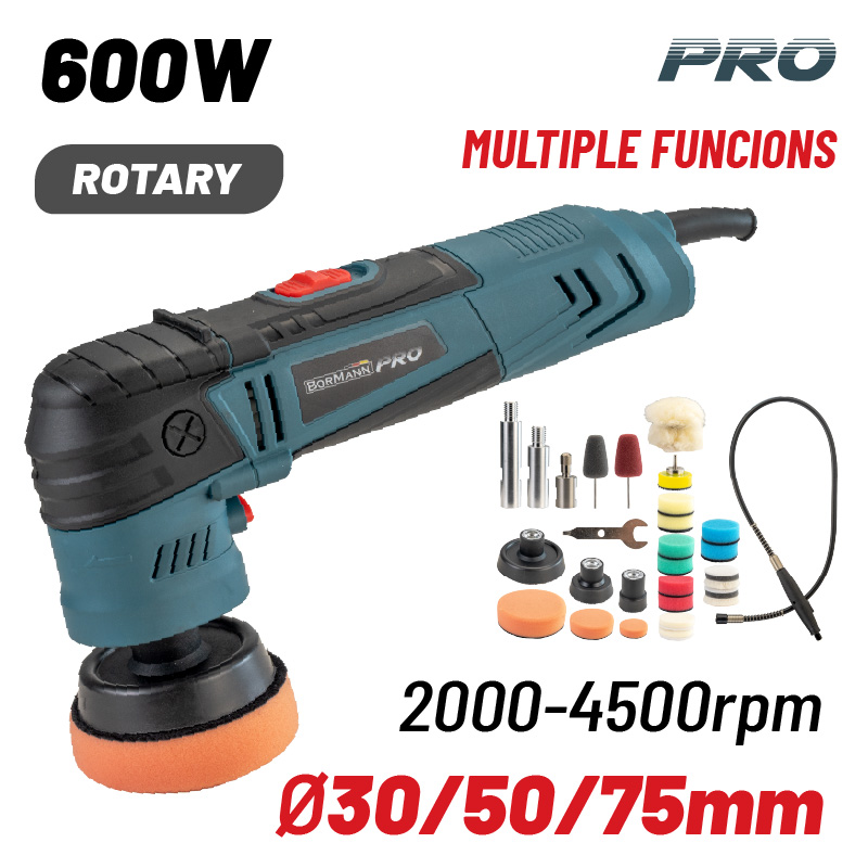 BORMANN Pro BCP3160 Αλοιφαδόρος 600W,30mm/50mm/75mm,1000-4500rpm - Photo 1