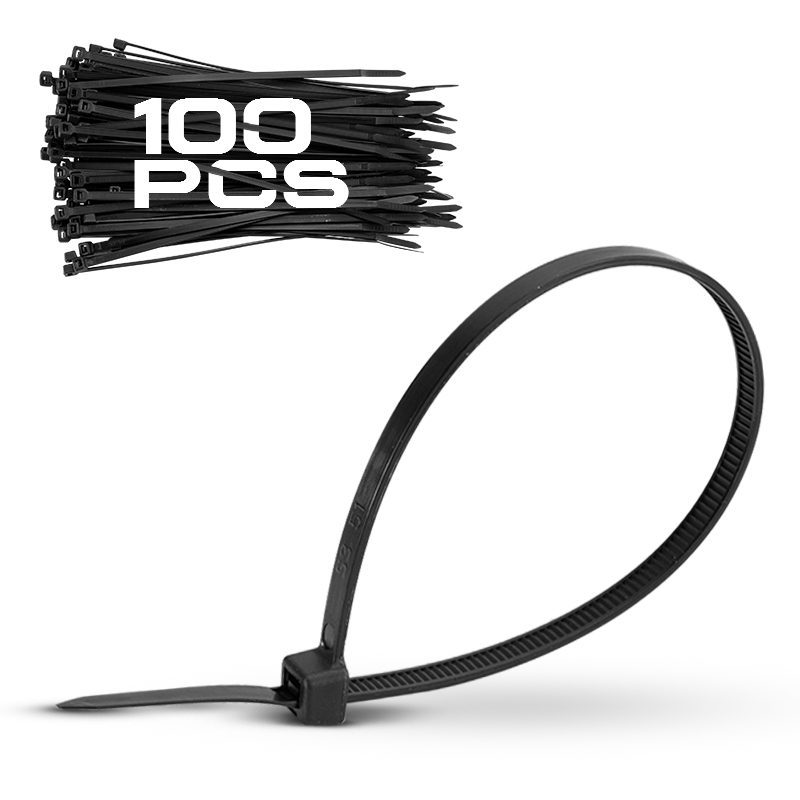 BORMANN Pro BCR5072 Δεματικά 7.6*250mm Μαύρα 100τεμ. - Photo 1