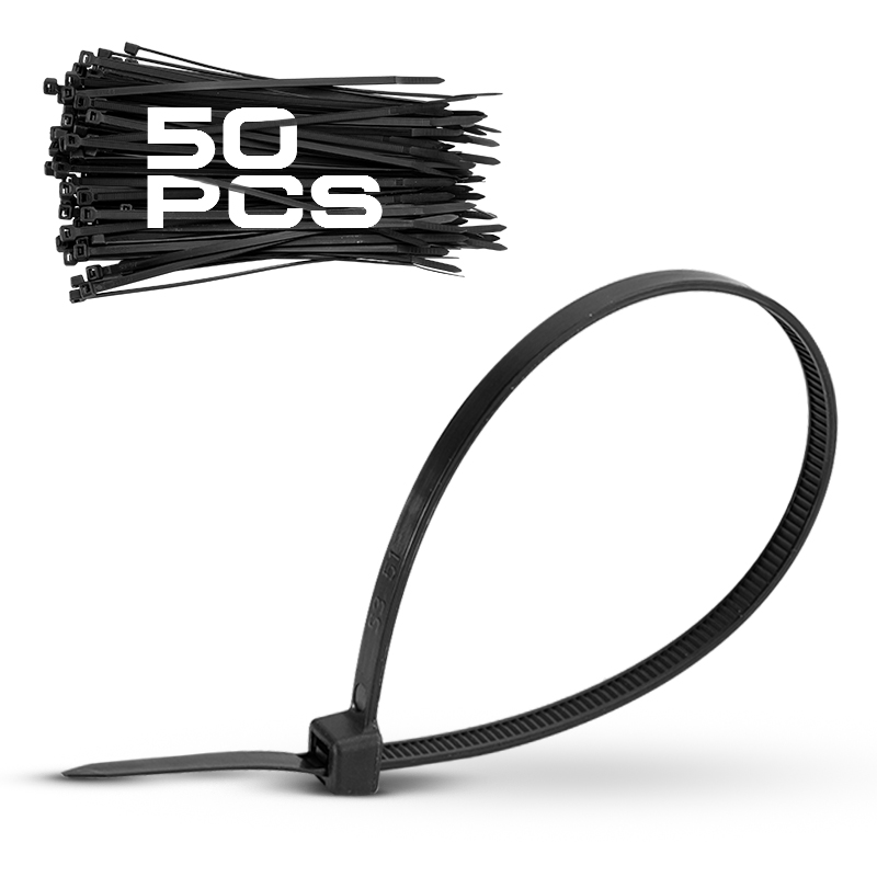 BORMANN Pro BCR5078 Δεματικά Καλωδίων 9.0*600mm Μαύρα 50τεμ. - Photo 1