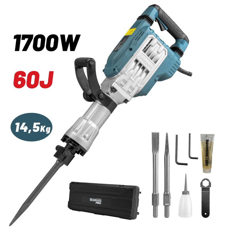 ΒΟRMANN BDH3600 Κατεδαφιστικό Πιστολέτο 1700W,60J, βαλίτσα με εξαρτήματα - Photo 1