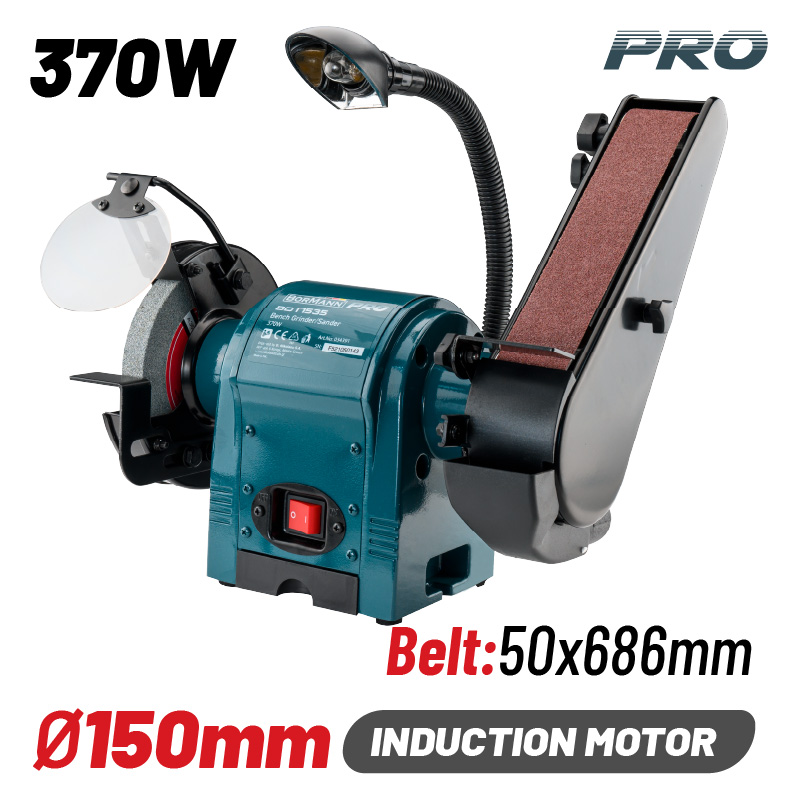 BORMANN Pro BDT1535 Δίδυμος Τροχός Με Φως 370W - Photo 1