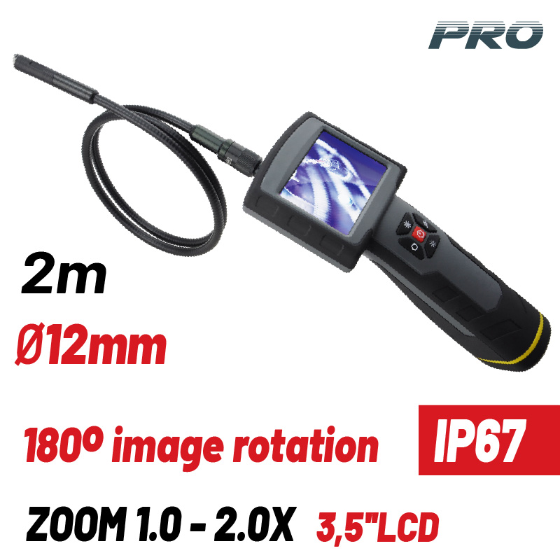 BORMANN Pro BEC1100 Ενδοσκοπική Κάμερα,2m,640x480p,LCD 3.5" - Photo 1