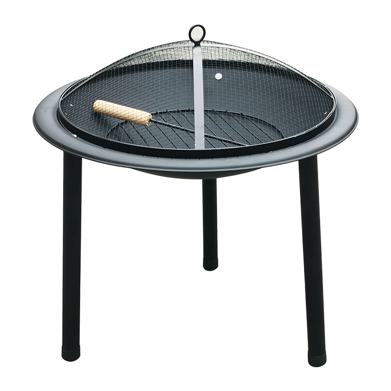 BORMANN Elite BFT6001 Tζάκι Εξωτερικού Χώρου με μεταλλικά Πόδια και Προστατευτικό Πλέγμα, Μαύρο - Photo 1