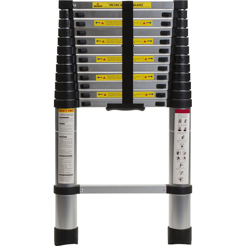 BORMANN Pro BHL7020 Σκάλα Τηλεσκοπική Αλουμινίου, 12 Σκαλιά 3.8m - Photo 1