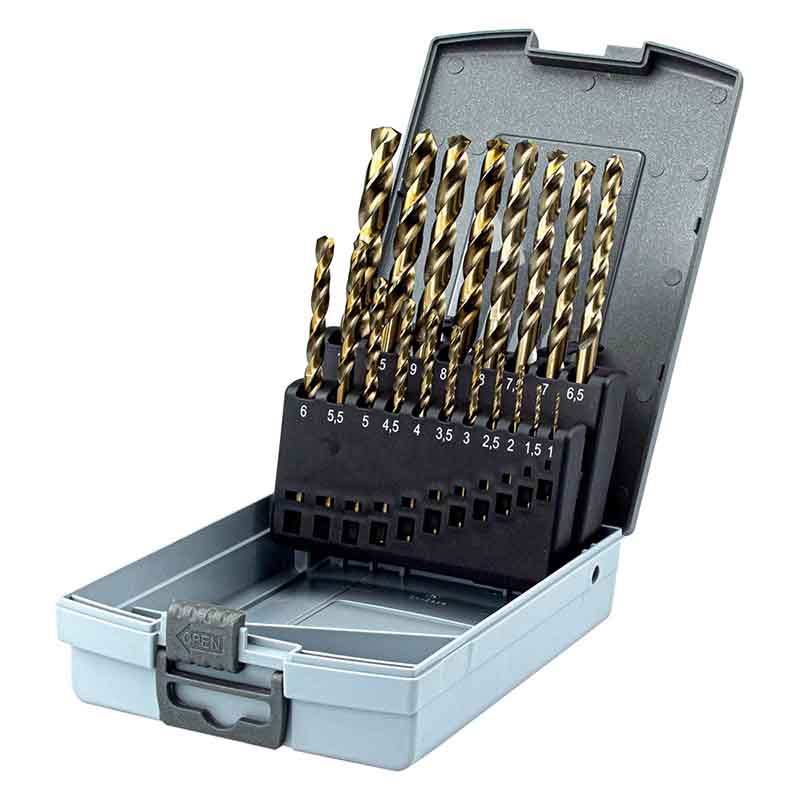 BORMANN Pro BHT1400 Σετ Τρυπάνια HSS-CO,19τεμ,1-10mm - Photo 1