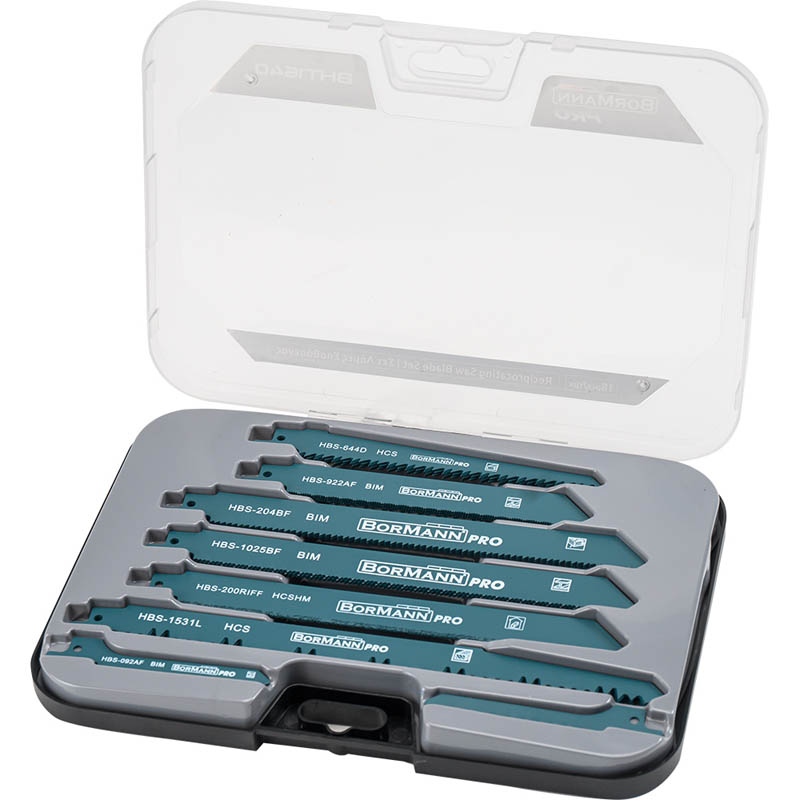 BORMANN Pro BHT1640 Σετ Λάμες Σπαθόσεγας 18τεμ - Photo 1