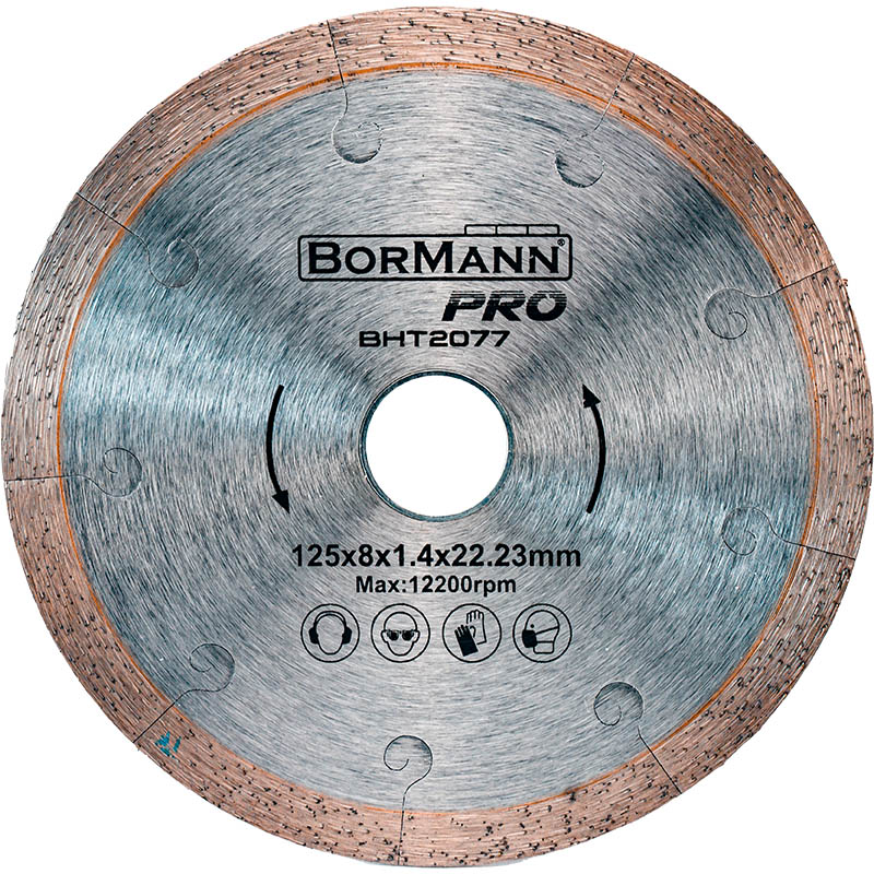 BORMANN Pro BHT2077 Διαμαντόδισκος EXTRA-CLEAN CUT Φ125x1.4x22.2mm 8mm - Photo 1