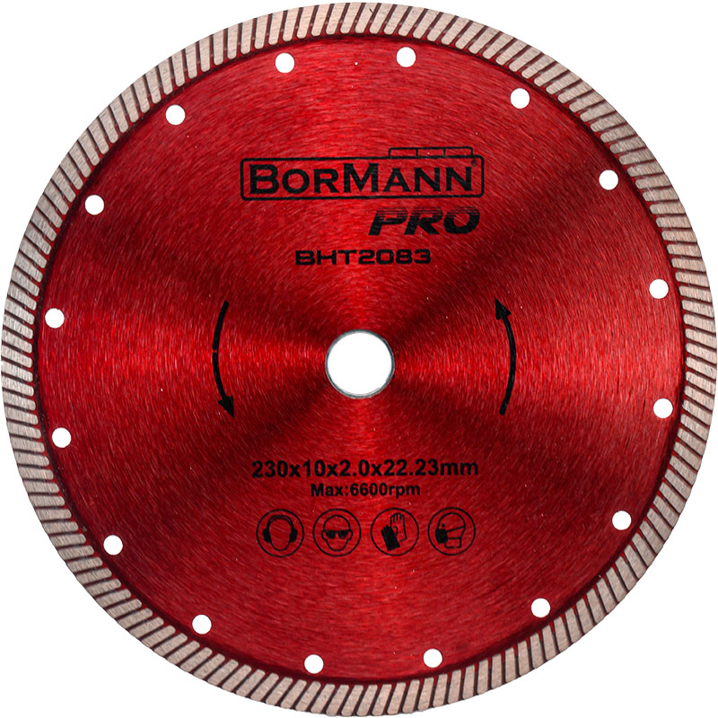 BORMANN Pro BHT2082 Διαμαντόδισκος CLASSIC Φ125X1,4X22,2mm 10mm - Photo 1