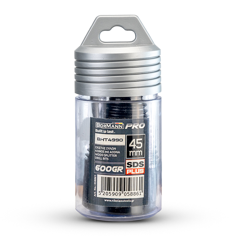 BORMANN Pro BHT4990 Σχίστης Ξύλων Κώνος με Άξονα SDS-PLUS 45mm,600gr - Photo 1