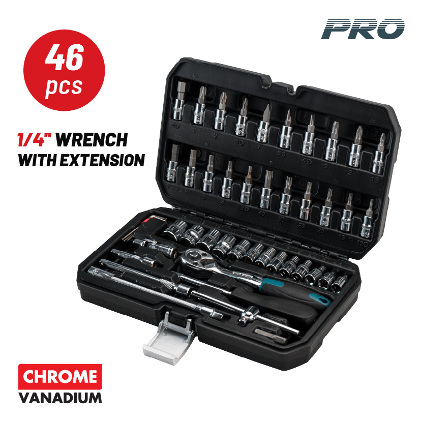 BORMANN Pro BHT5100 Καρυδάκια 1/4'' 46τεμ - Photo 1