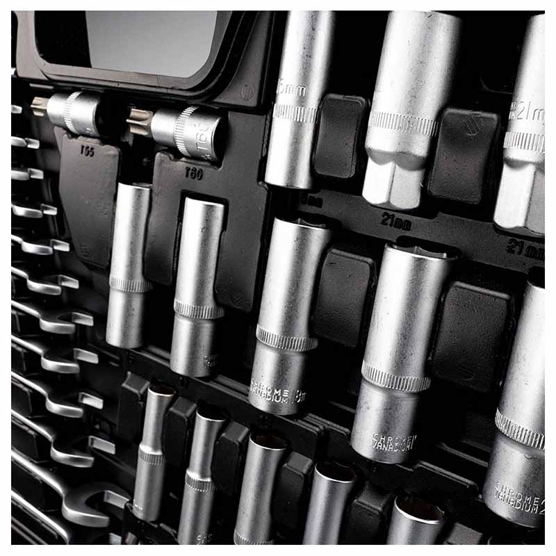 BORMANN Pro BHT5220 Καρυδάκια 1/2'', 1/4'' & 3/8'' Με Καστάνια 215τεμ - Photo 2