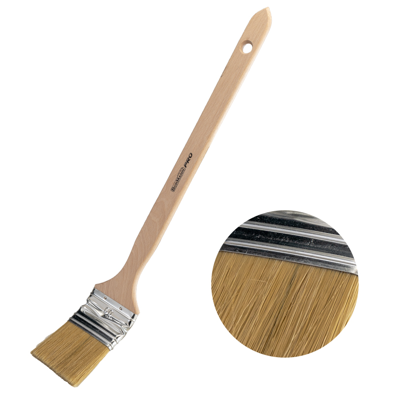 BORMANN Pro BHT5652 Στραβοπίνελο Μονό 60mm,Φυσική Τρίχα,Ξύλινη Λαβή - Photo 1