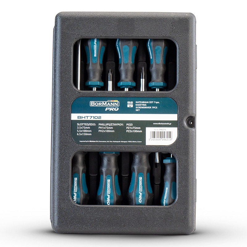 BORMANN Pro BHT7102 Κατσαβίδια Σετ 7τεμ S2 - Photo 2