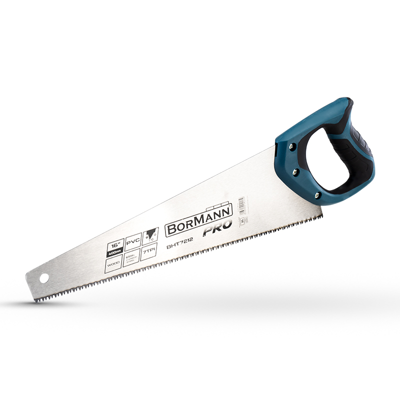 BORMANN Pro BHT7212 Σεγάτσα 400mm, με Τριπλό Δόντι 7τρι,Λαβή Soft Grip - Photo 1