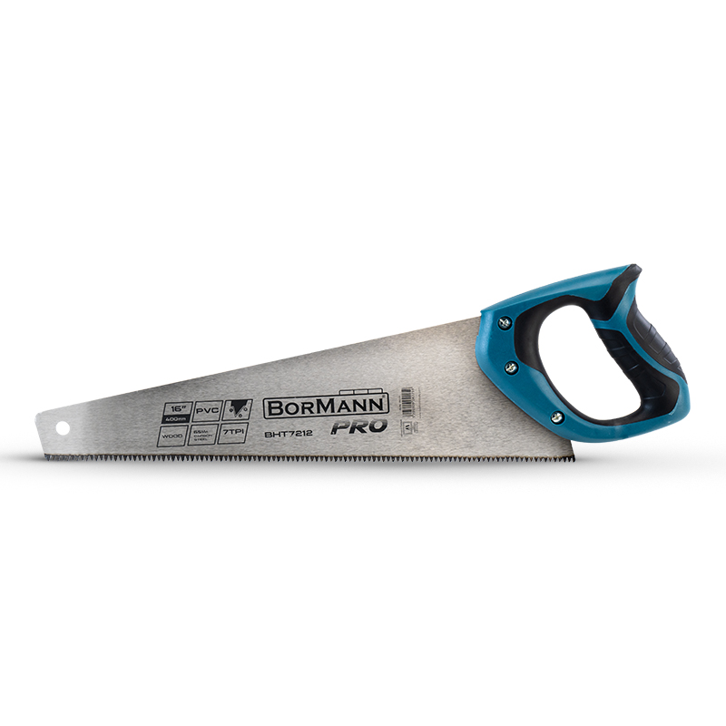 BORMANN Pro BHT7212 Σεγάτσα 400mm, με Τριπλό Δόντι 7τρι,Λαβή Soft Grip - Photo 2