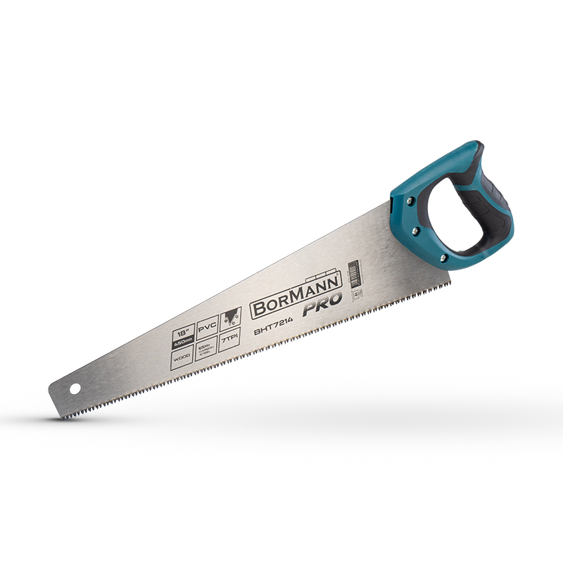 BORMANN Pro BHT7214 Σεγάτσα 450mm, με Τριπλό Δόντι 7τρι,Λαβή Soft Grip - Photo 1