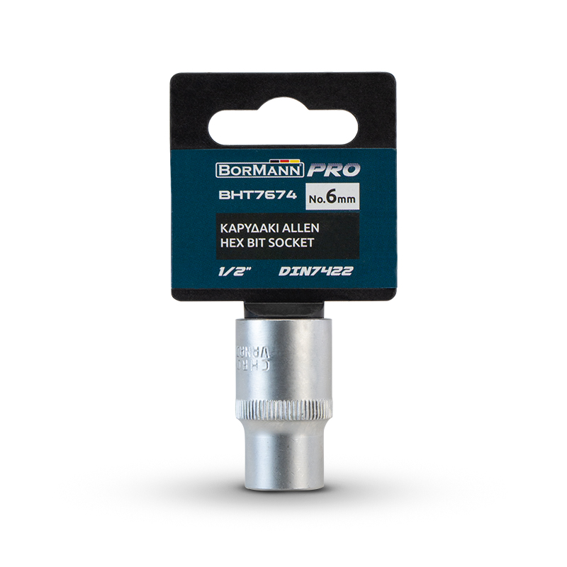 BORMANN Pro BHT7674 Καρυδάκι Μύτης 1/2", DIN 7422, Νο.6 - Photo 2