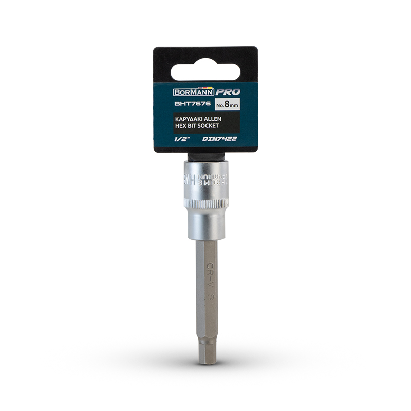 BORMANN Pro BHT7676 Καρυδάκι Μύτης ALLEN 1/2", DIN 7422, Νο.8 - Photo 2