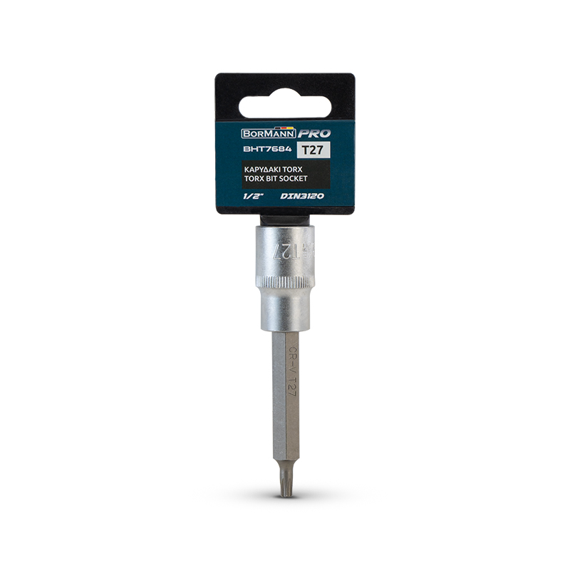 BORMANN Pro BHT7684 Καρυδάκι Μύτης TORX 1/2", DIN 3120, T27 - Photo 2