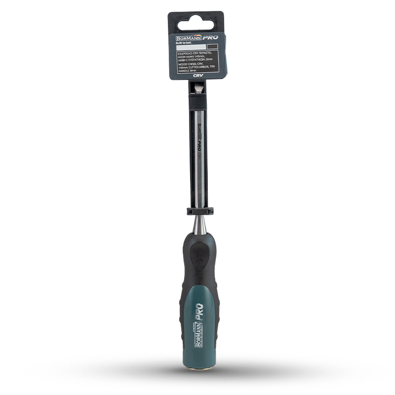 BORMANN Pro BHT7836  Σκαρπέλο CRV Περαστό,Λοξή Λάμα 140mm,Λαβή 2 Συστατικών,12mm - Photo 2