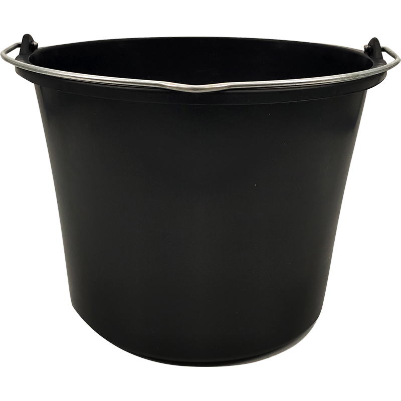 BORMANN Pro BHT7970 Κουβάς Πλαστικός 12Lt με Δοσομετρητή,Μεταλλικό Χερούλι,Μαύρο - Photo 1