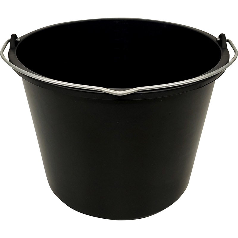 BORMANN Pro BHT7972 Κουβάς Πλαστικός 20Lt με Δοσομετρητή,Μεταλλικό Χερούλι,Μαύρο - Photo 1
