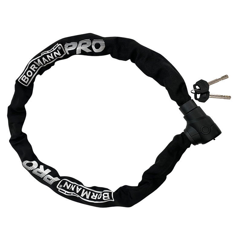 BORMANN Pro BLK1300 Αντικλεπτική Αλυσίδα Μοτοσυκλέτας 120cm,Πάχος 8.5mm,με Κλειδαριά Και Επένδυση - Photo 1