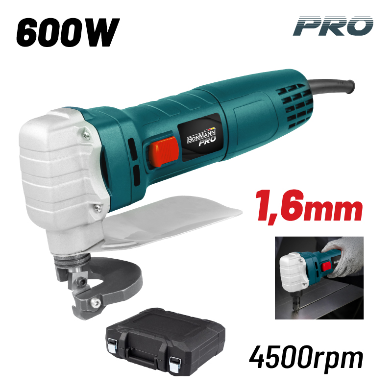 BORMANN Pro BMC5010 Ψαλίδι Λαμαρίνας 600W,Κοπή 1,6mm,Βαλίτσα - Photo 1