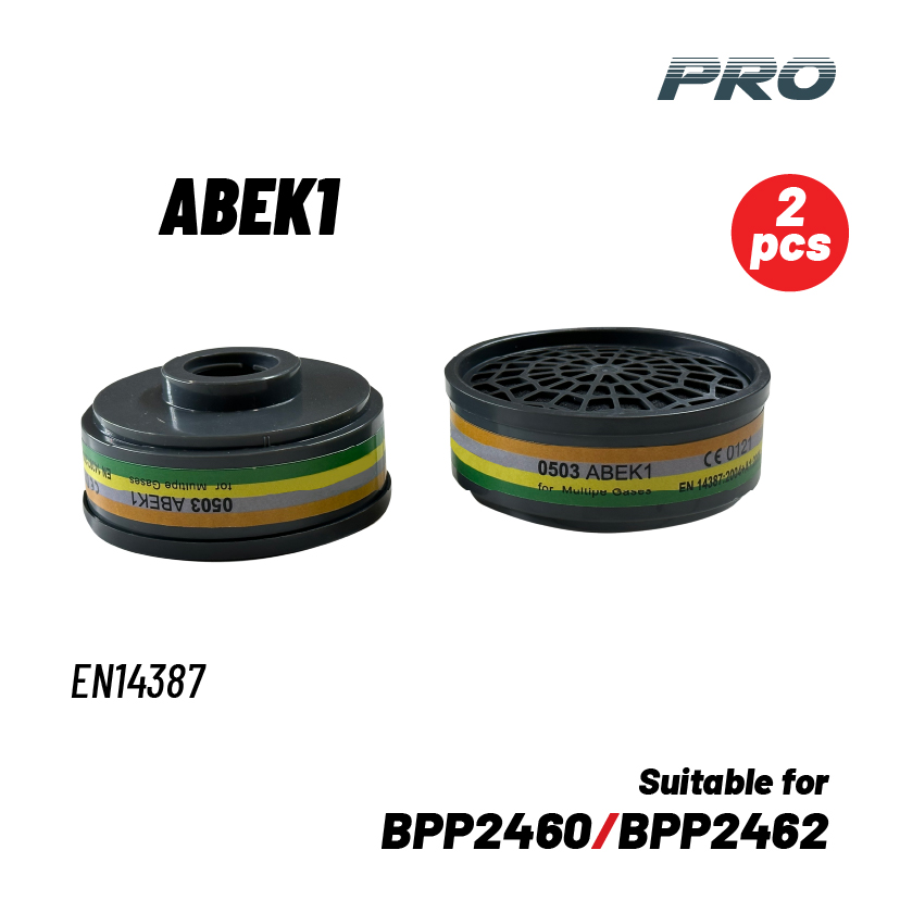 BORMANN Pro BPP2466-2 Φίλτρο Μάσκας Αερίων & Ατμών ΑΒΕΚ1 2τμχ (Κατάλληλο για BPP2460-BPP2462) - Photo 1