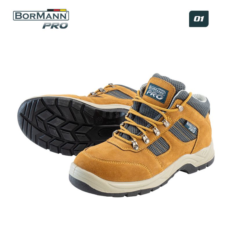 BORMANN Pro BPP8142 Μποτάκι Εργασίας O1, Δέρμα Suede, Austin No.42 - Photo 1