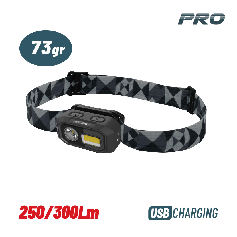 BORMANN Pro BPR6030 Φακός Κεφάλης, Επαναφορτιζόμενος - Photo 1