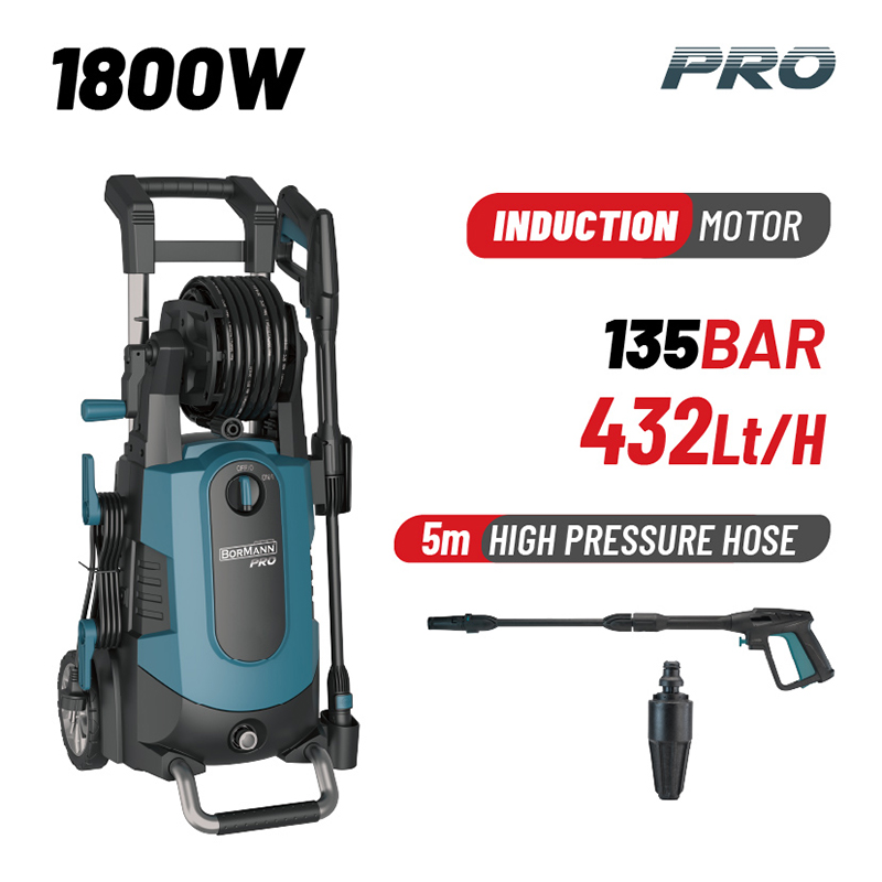BORMANN Pro BPW4300 Πλυστικό Υψηλής Πίεσης 1800W, 135Bar, 432Lt/h - Photo 1
