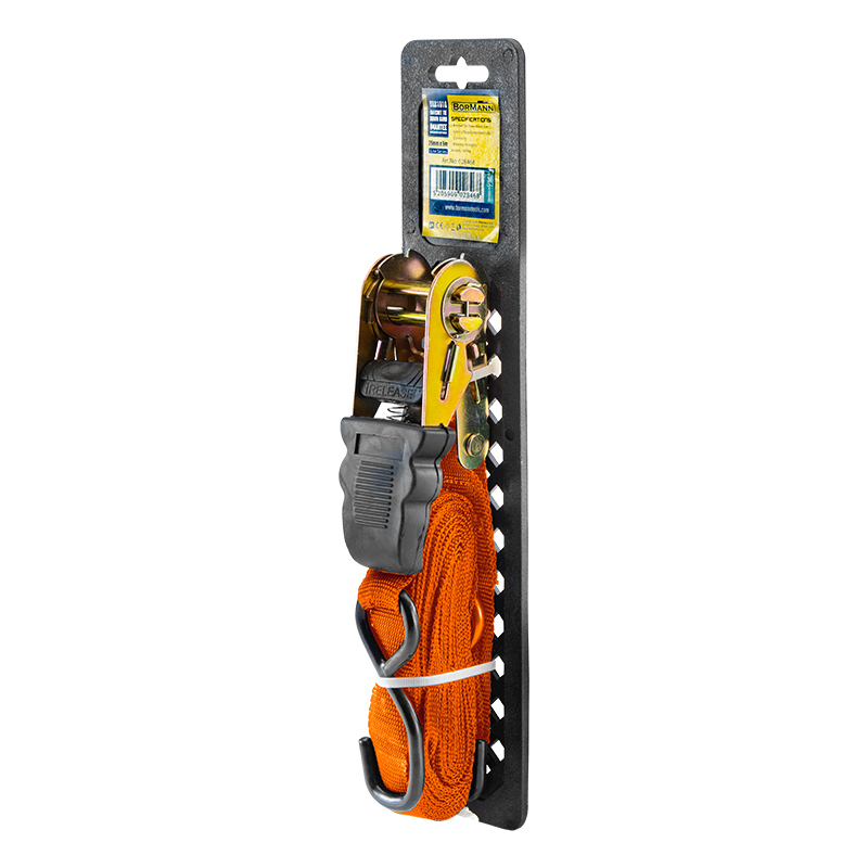 BORMANN Pro BRB1010 Ιμάντες Πρόσδεσης Καστάνιας 25mm x 5m,Αντοχή 1Ton - Photo 2