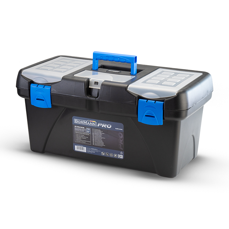 BORMANN Pro BTB3306 Εργαλειοθήκη Χειρός Πλαστική "Fox, με Ταμπακέρα, 55x28x26cm - Photo 1