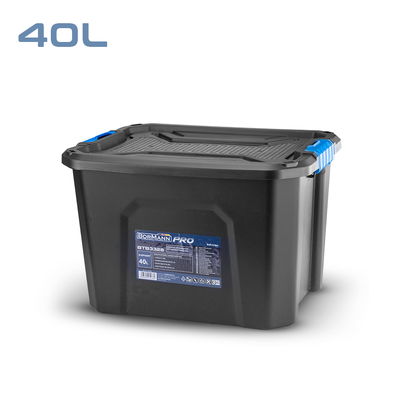 BORMANN Pro BTB3328 Κουτί Αποθήκευσης "Elephant" Πλαστικό, 40L - Photo 1