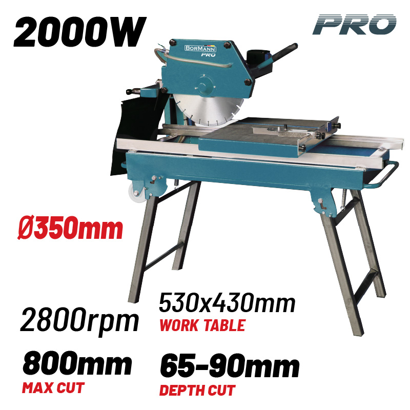 BORMANN Pro BTC3500 Κόφτης Πλακιδίων Υγρής Κοπής Φ800mm - Photo 1