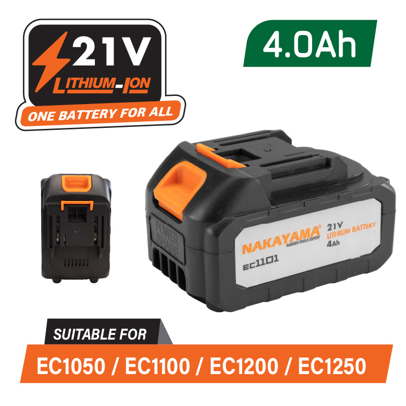 NAKAYAMA Pro EC1101 Μπαταρία 21V 4ah, Για EC1050, EC1100, EC1200, EC1250 - Photo 1