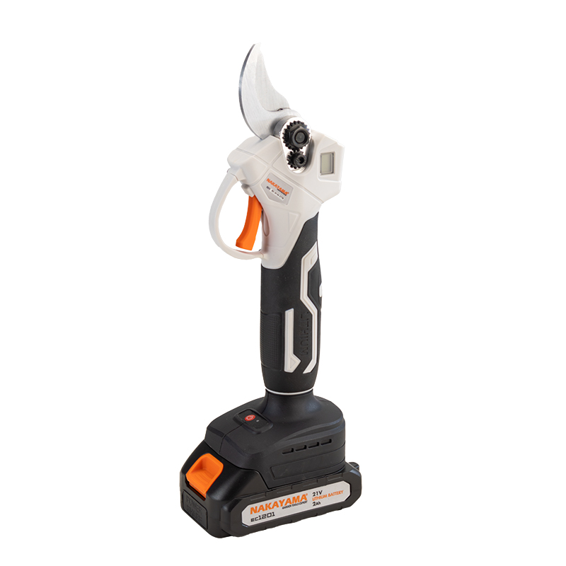 NAKAYAMA EC1250 Ψαλίδι Κλάδου Μπαταρίας 21V,Brushless,0-22/28mm, 0.74kg 2x2Ah Li-Ion, Βαλίτσα - Photo 2