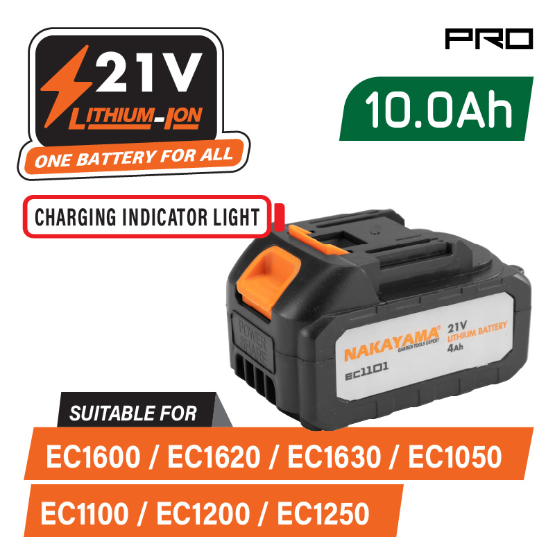 NAKAYAMA Pro EC1601 Μπαταρία 21V, 10Αh για EC1600, EC1620, EC1630 - Photo 1