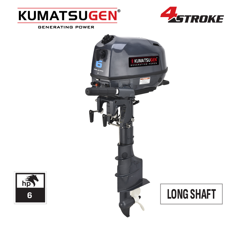 KUMATSUGEN GM6100 Εξωλέμβια Μηχανή Τετράχρονη 6,0Hp Προπέλα Φ210mm, Μακρύλαιμη - Photo 1