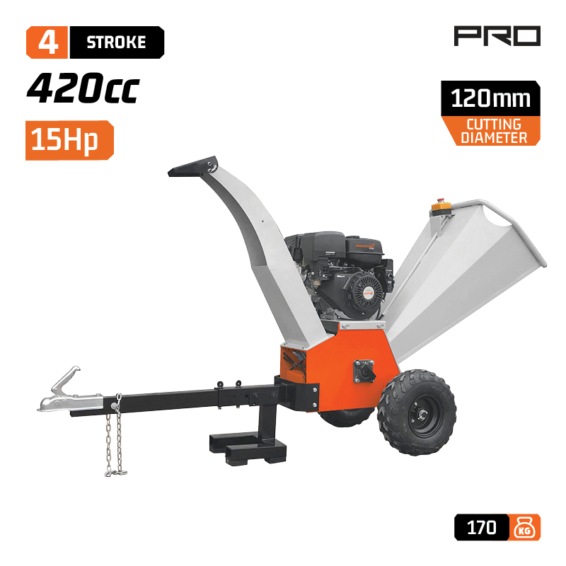 NAKAYAMA Pro GS9600 Θρυμματιστής Κλαδιών 15Hp, 120mm - Photo 1