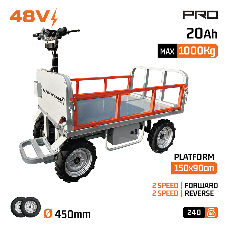 NAKAYAMA Pro MB3150 Όχημα Μεταφοράς Ηλεκτρικό, Μέγιστο Φορτίο 1000Kg,800W - Photo 1
