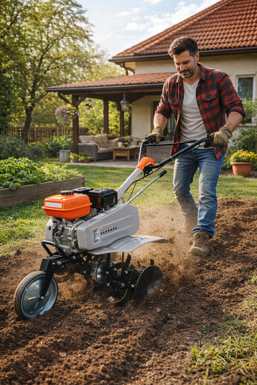 NAKAYAMA MB6000 Σκαπτικό Βενζίνης 7Hp 2Εμπρός+1Όπισθεν - Photo 2